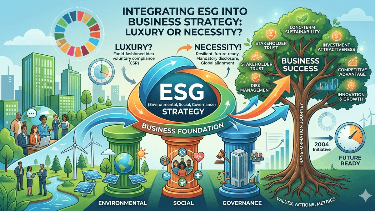 Integrating ESG into Business Strategy: Luxury or Necessity?